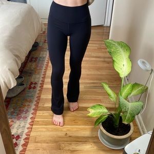 Black lululemon Align High-Rise Mini-Flared Pant
